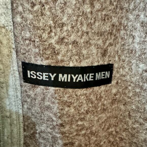 NWT Issey Miyake Men’s Blazer Wool Blend Gray Pockets Casual Preppy Minimalist - Picture 8 of 12